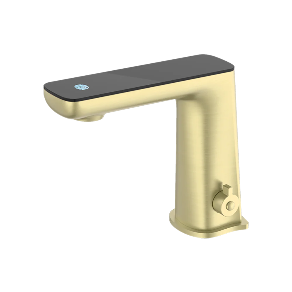 Nero Claudia Sensor Mixer with Black Top Display Brushed Gold - Image 3
