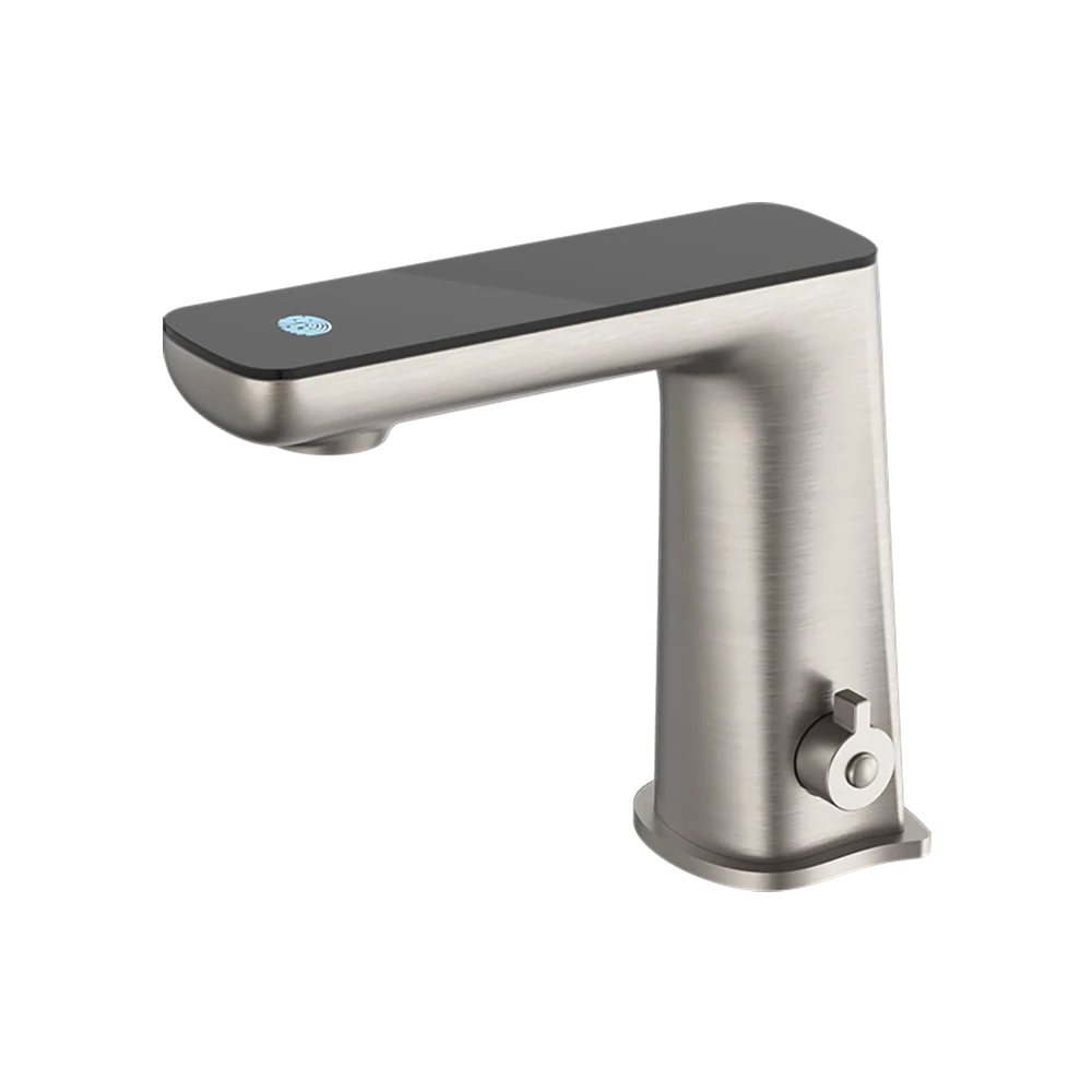 Nero Claudia Sensor Mixer with Black Top Display Brushed Nickel - Image 3