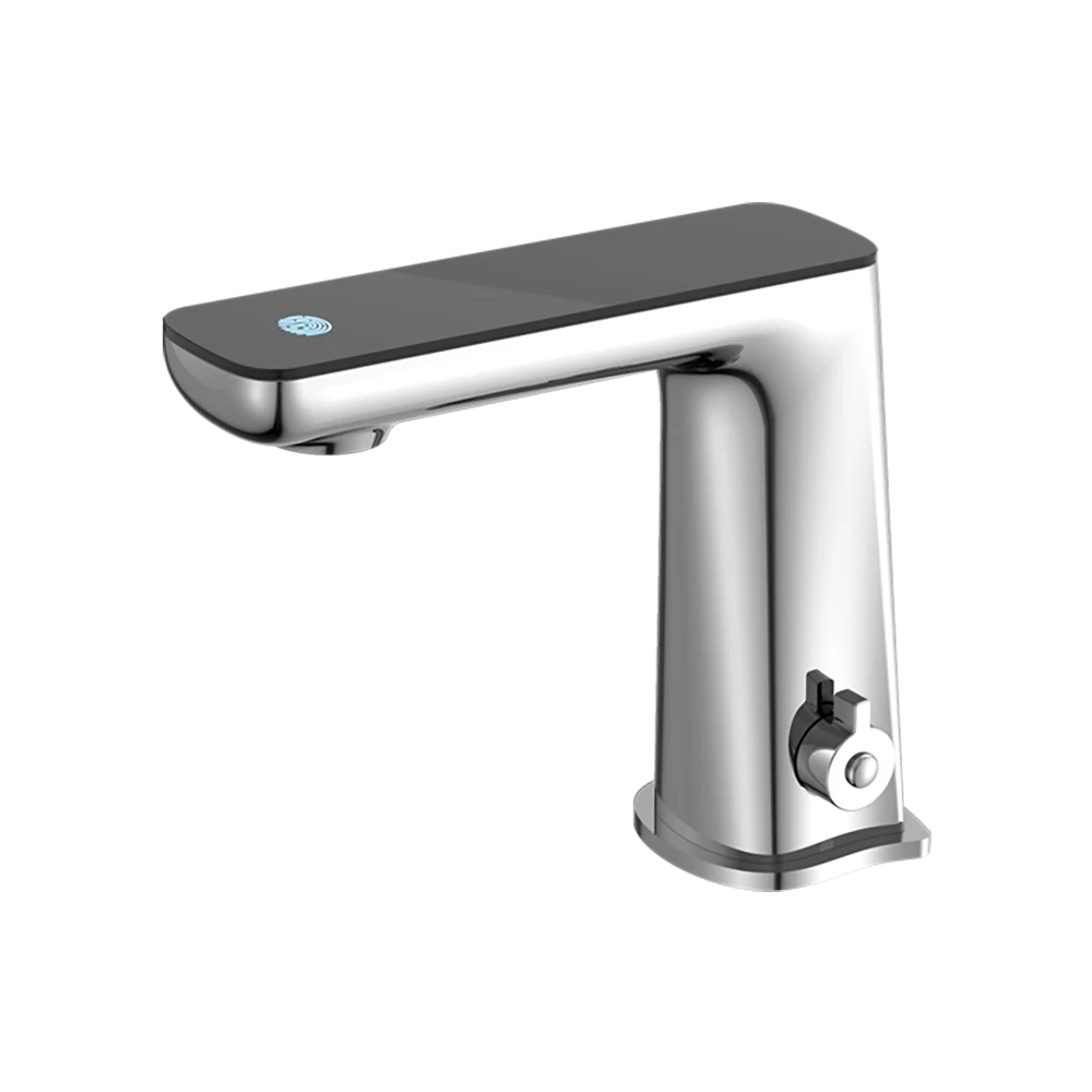 Nero Claudia Sensor Mixer with Black Top Display Chrome - Image 3
