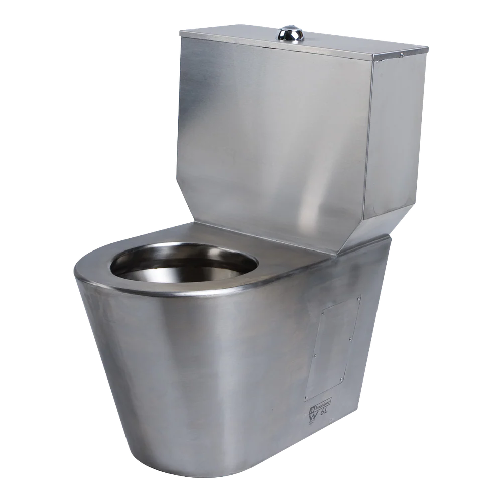3monkeez Close Coupled Wall Faced Disabled Toilet Pan S Trap - Image 4