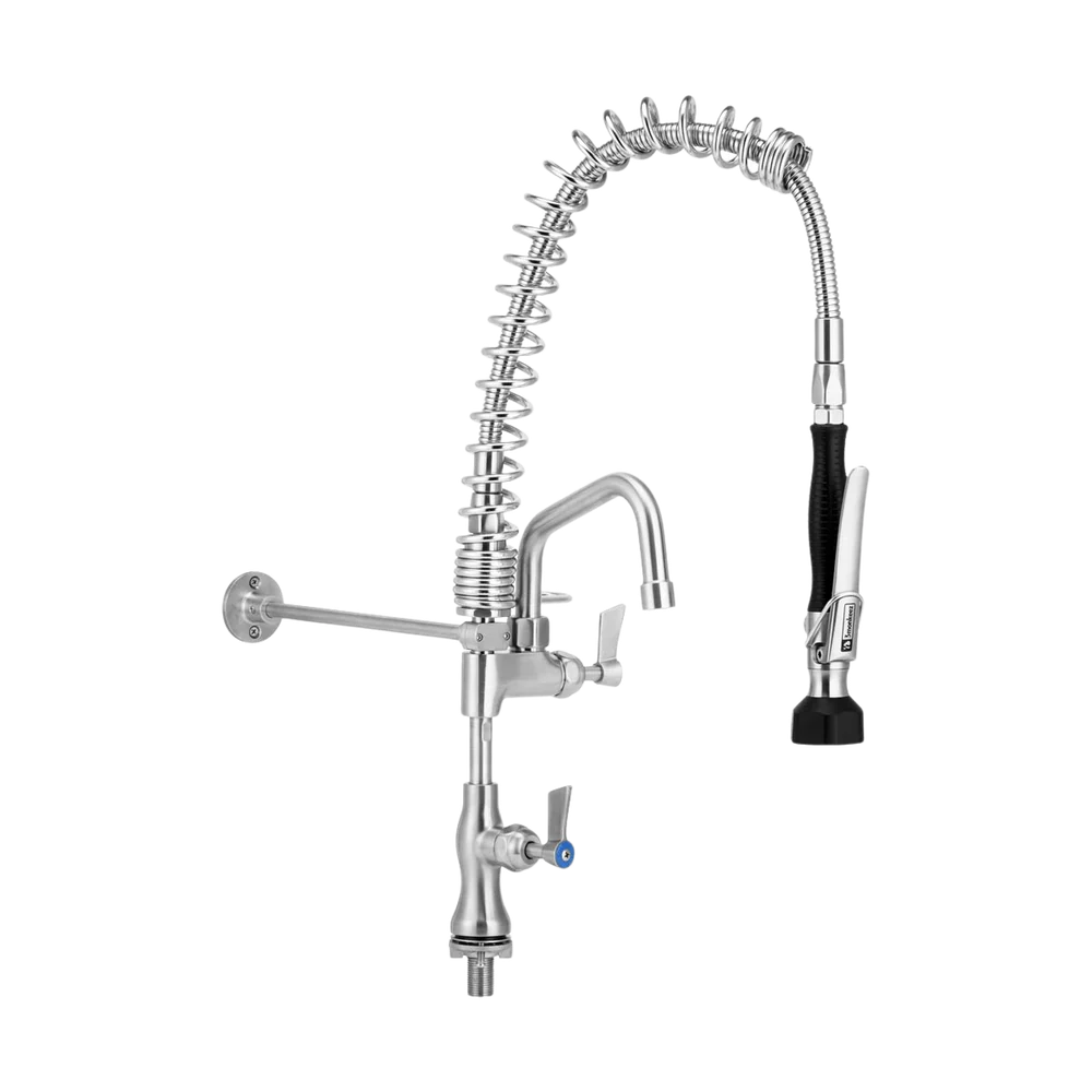 3monkeez Compact Stainless Steel Single Bench Mount Pre-Rinse with 6-inch Pot Filler - Image 3