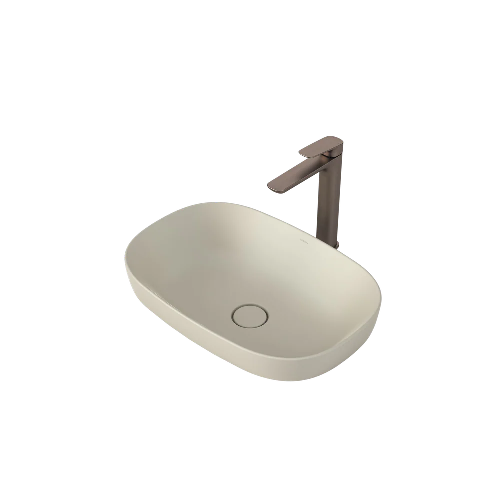 Caroma Contura II 530mm Inset Basin Matte Clay - Image 3