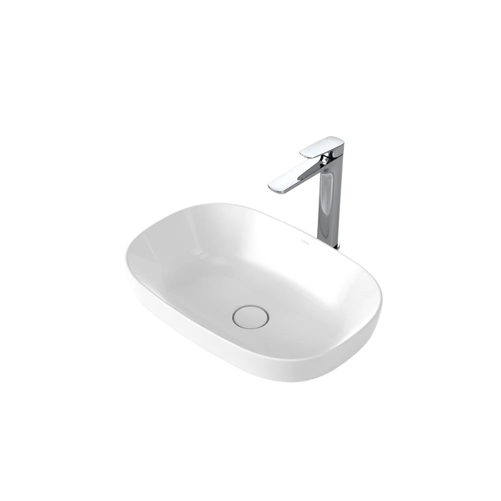 Caroma Contura II 530mm Inset Basin White - Image 3