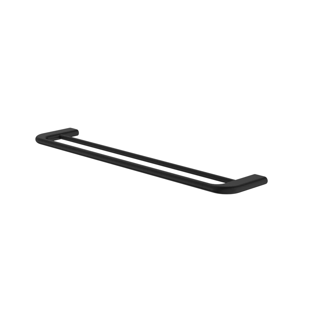 Caroma Contura II 620mm Double Towel Rail Matte Black - Image 3