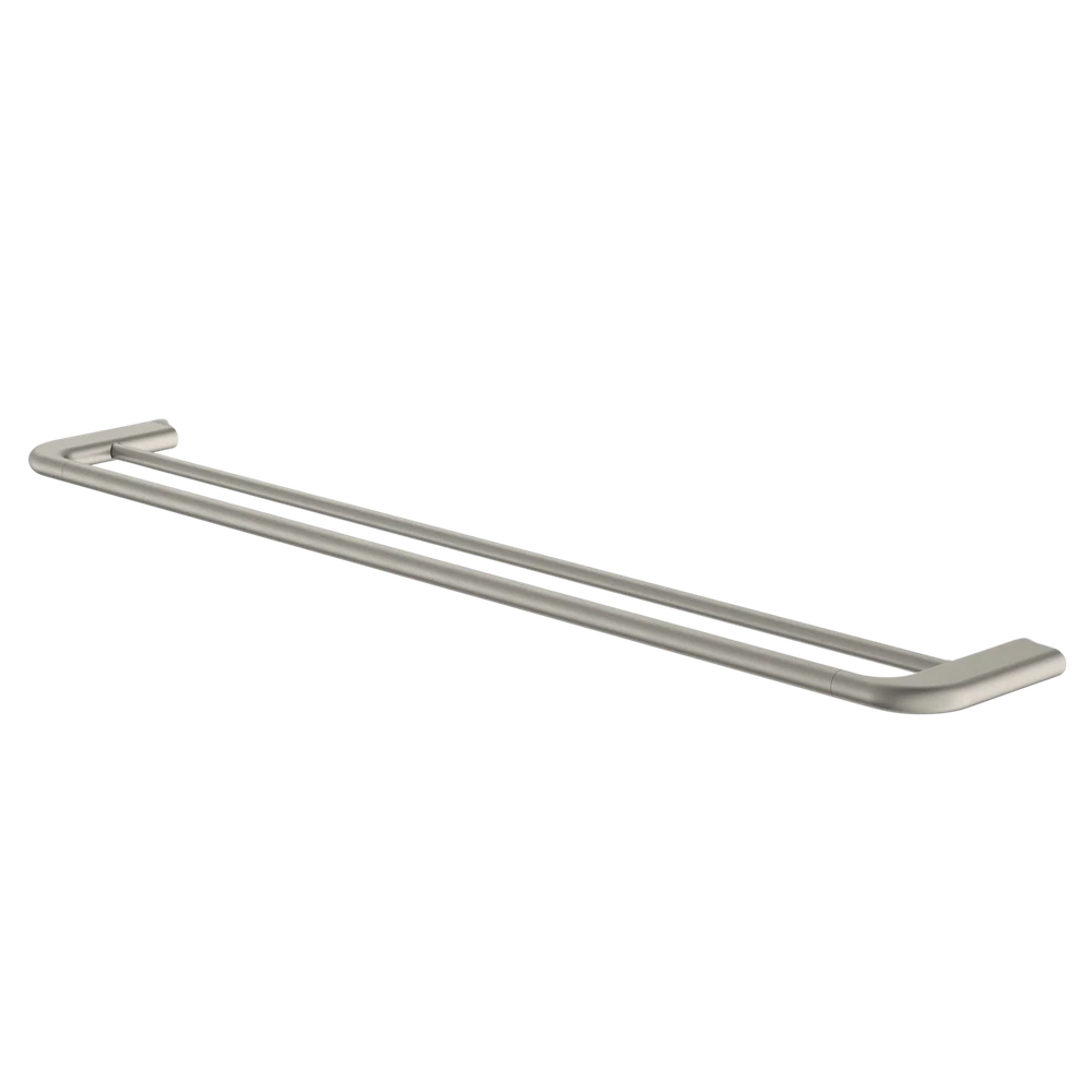 Caroma Contura II 820mm Double Towel Rail Brushed Nickel - Image 3