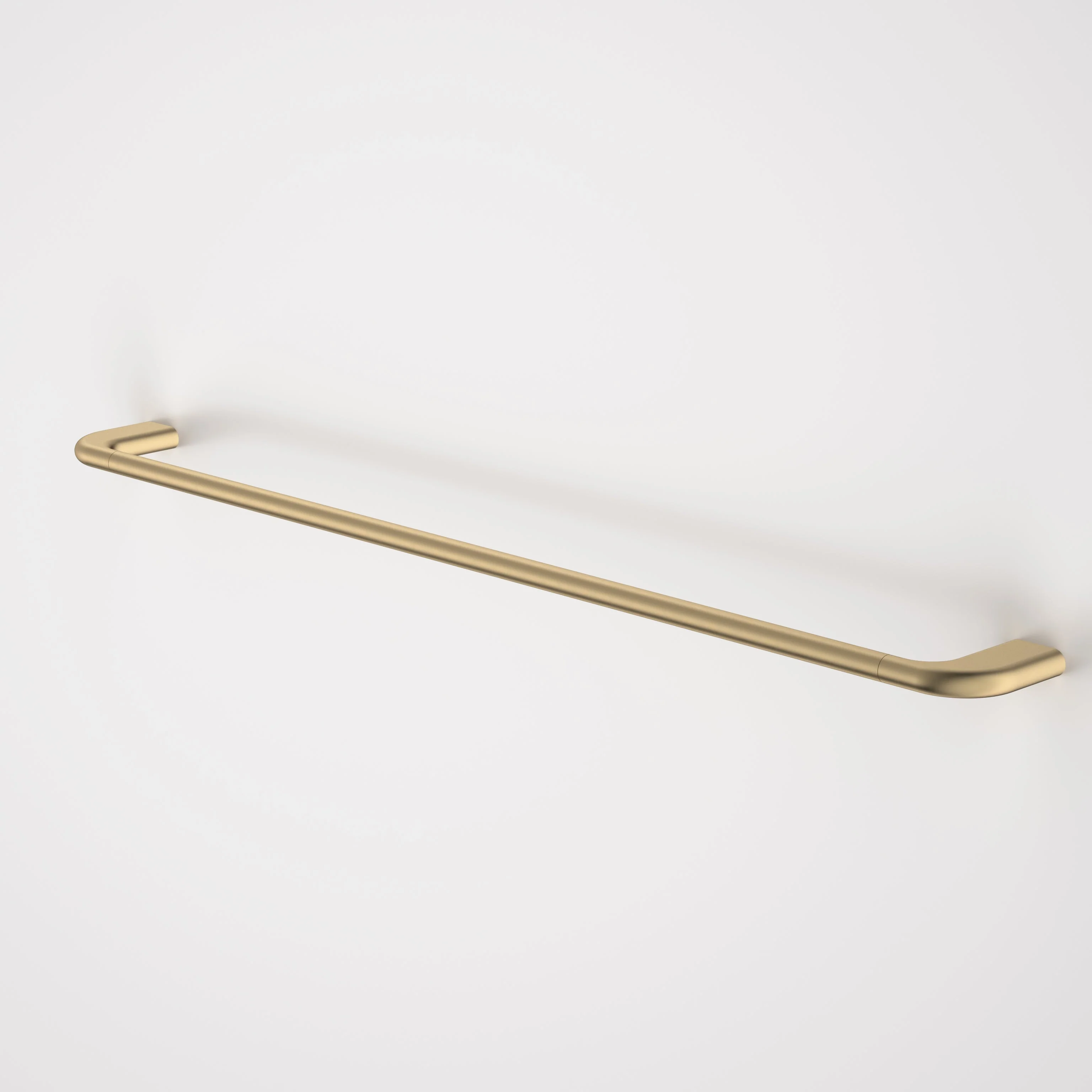 Caroma Contura II 820mm Single Towel Rail Brushed Brass - Image 2