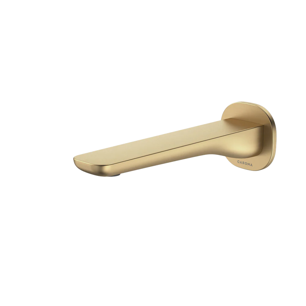Caroma Contura II Basin/Bath Outlet 180mm Lead Free Brushed Brass