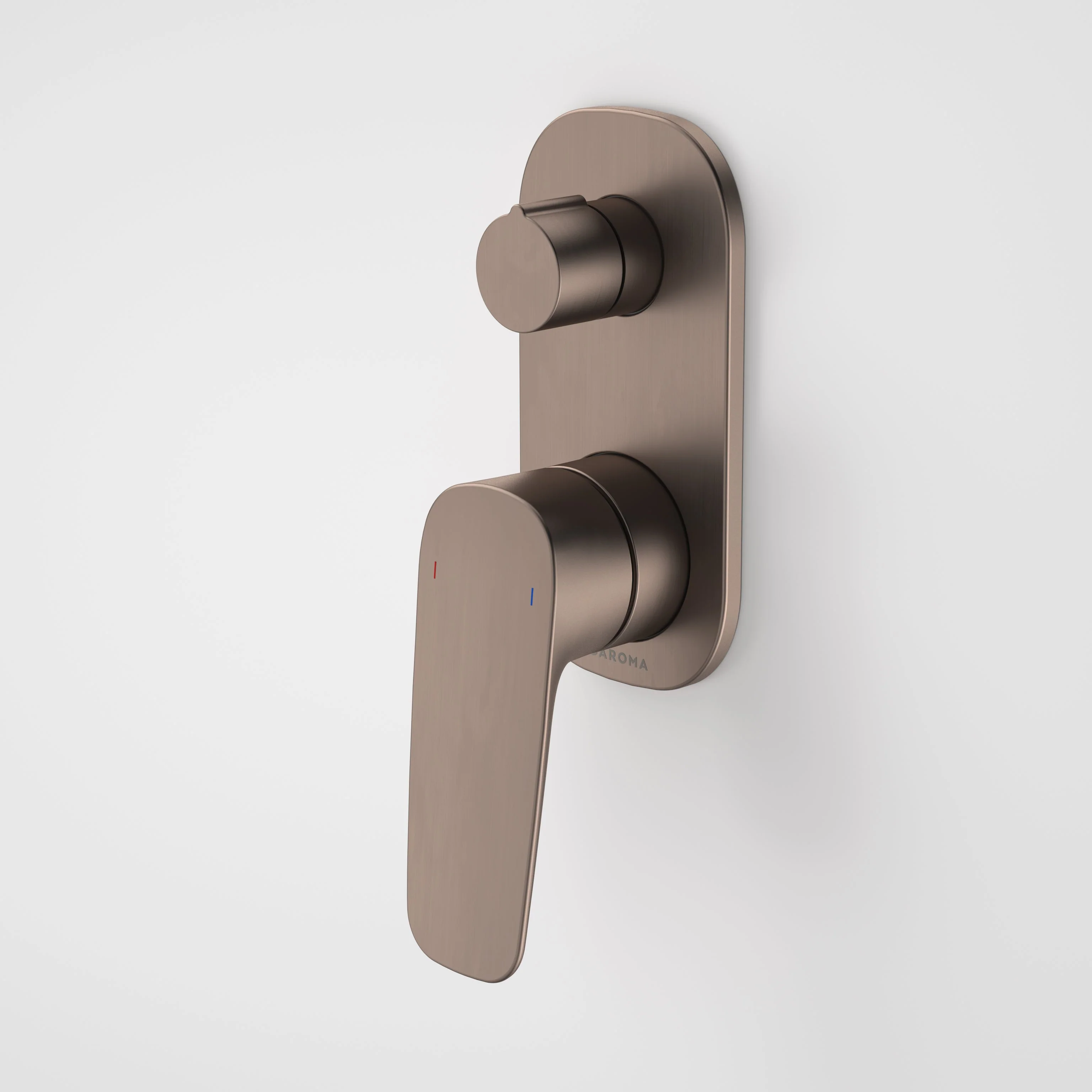 Caroma Contura II Bath/Shower Mixer with Diverter Brushed Bronze - Image 2