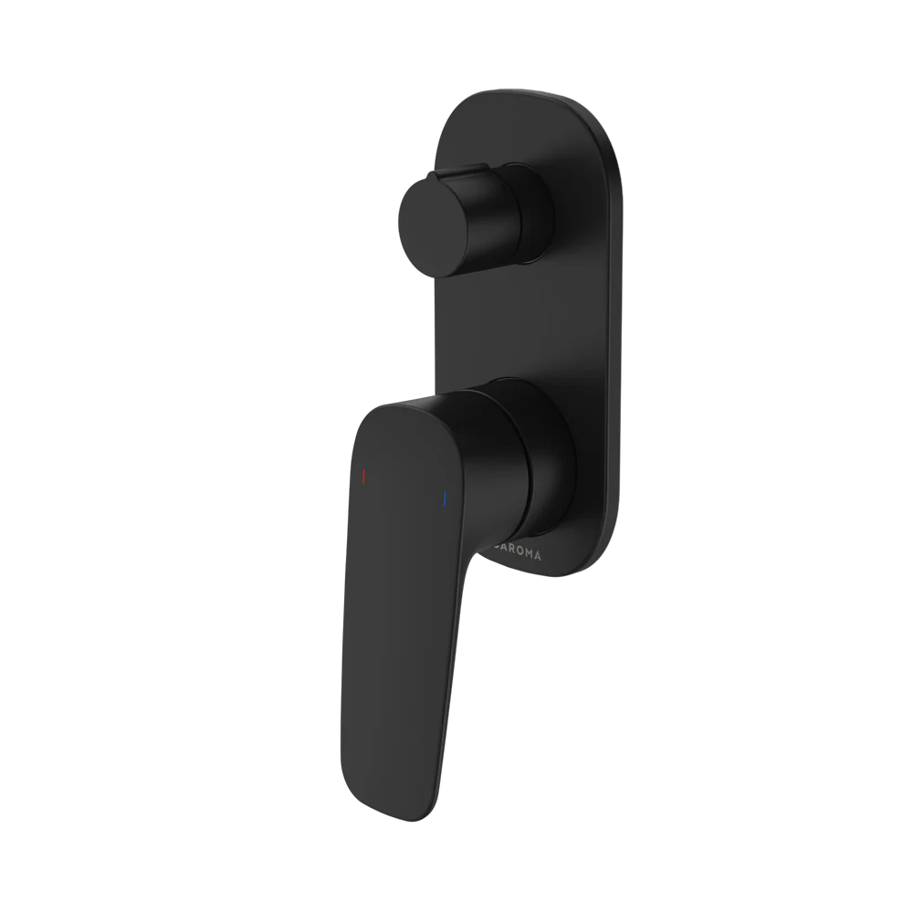 Caroma Contura II Bath/Shower Mixer with Diverter Matte Black - Image 3