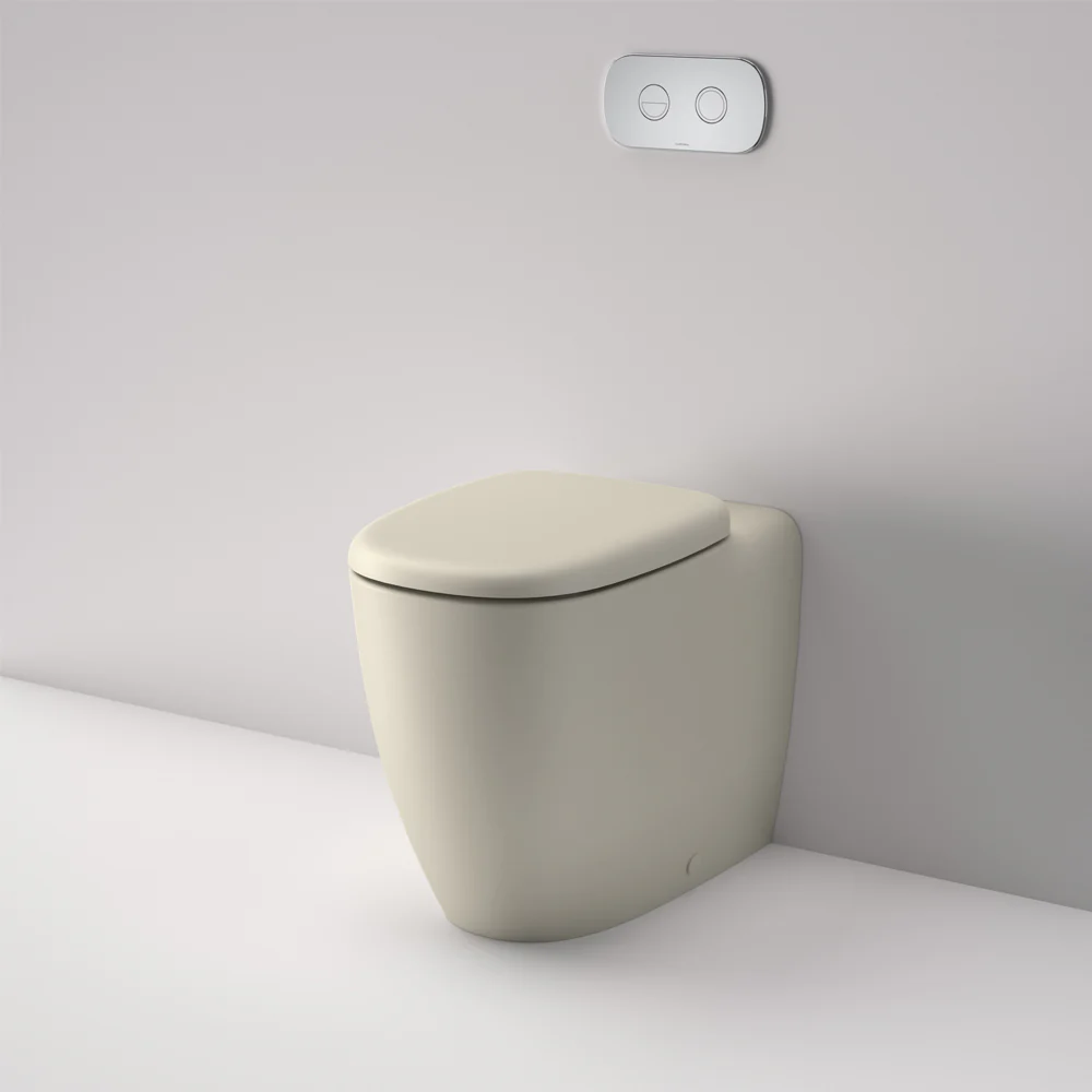 Caroma Contura II Cleanflush Invisi Series II Wall Faced Suite Clay - Image 2