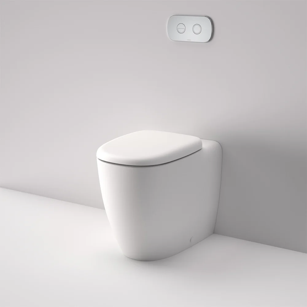 Caroma Contura II Cleanflush Invisi Series II Wall Faced Suite Matte White - Image 2