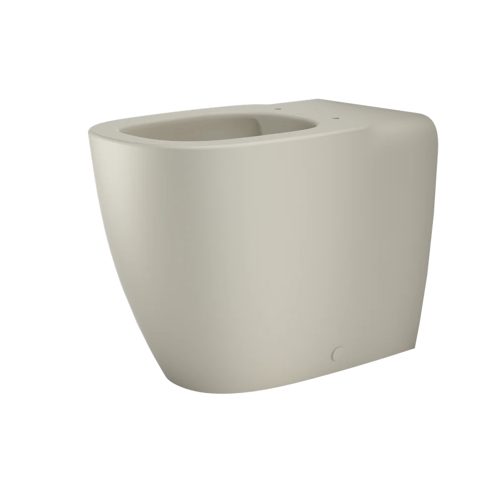 Caroma Contura II Cleanflush Wall Faced (Bottom Inlet) 4S Pan GermGard Clay - Image 3