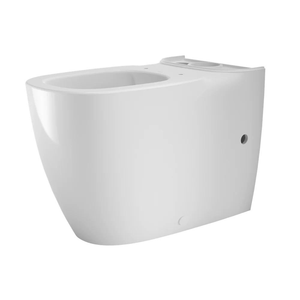 Caroma Contura II Cleanflush Wall Faced Close Coupled (Bottom Inlet) 4S Pan GermGard White