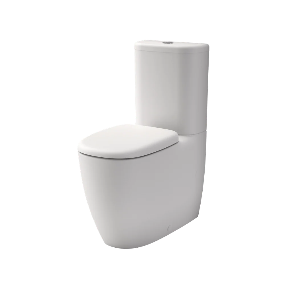 Caroma Contura II Cleanflush Wall Faced Close Coupled (Bottom Inlet) Suite Matte White
