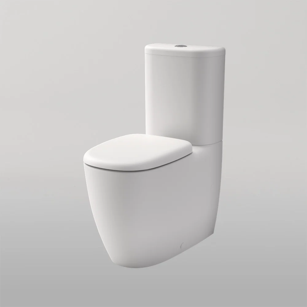 Caroma Contura II Cleanflush Wall Faced Close Coupled (Bottom Inlet) Suite Matte White - Image 2