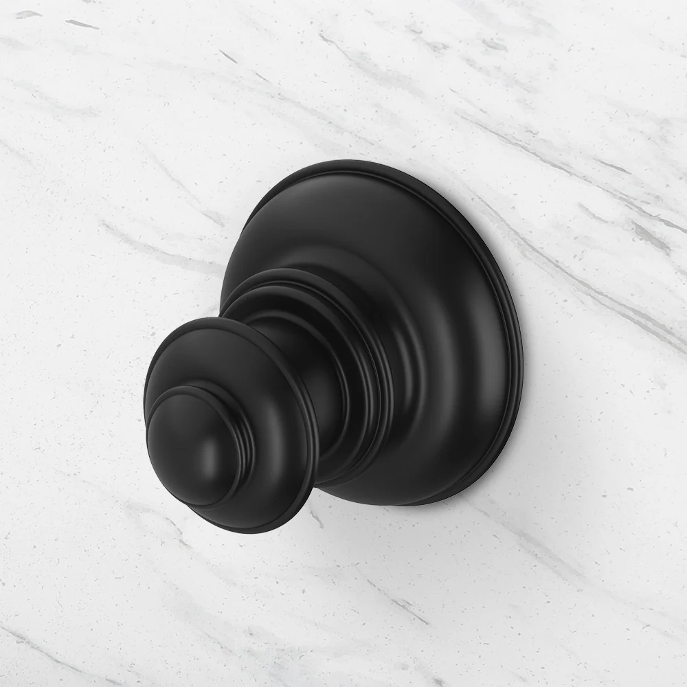 Phoenix Cromford Robe Hook Matte Black - Image 2