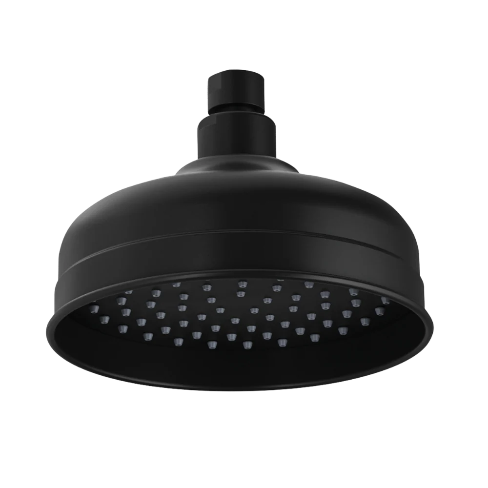 Phoenix Cromford Shower 160mm Rose Matte Black