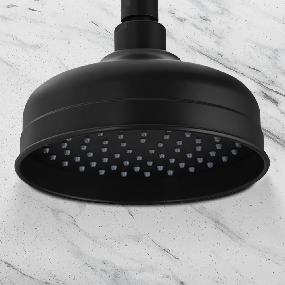 Phoenix Cromford Shower 160mm Rose Matte Black - Image 2