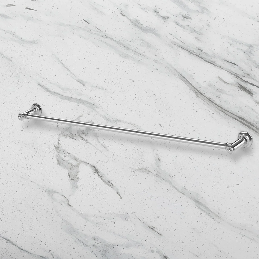 Phoenix Cromford Single Towel Rail 800mm Chrome - Image 2