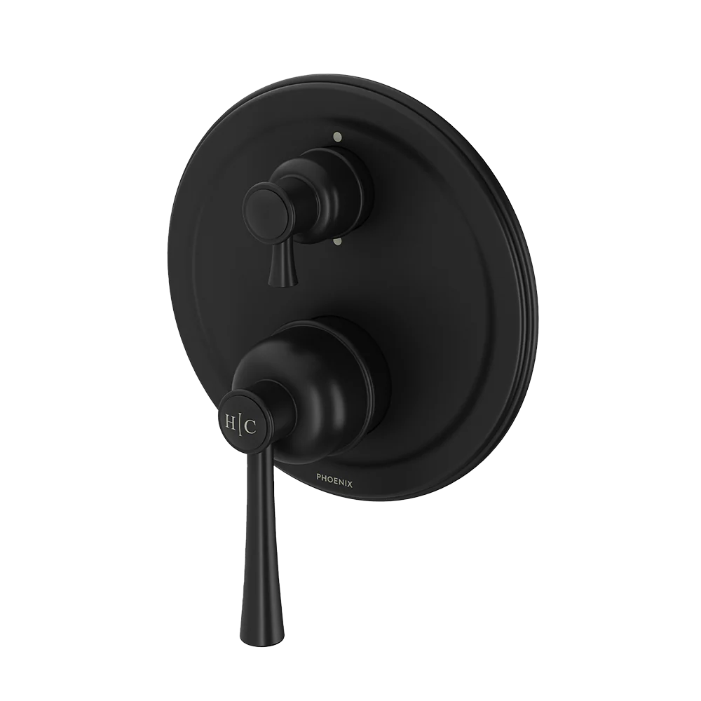 Phoenix Cromford SwitchMix Shower/Bath Divertor Mixer (Fit-Off Kit) Matte Black