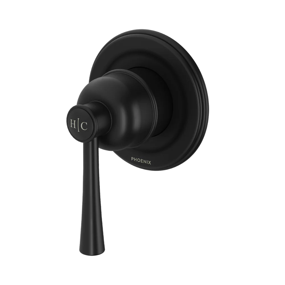Phoenix Cromford SwitchMix Shower/Wall Mixer (Fit-Off Kit) Matte Black Lead Free