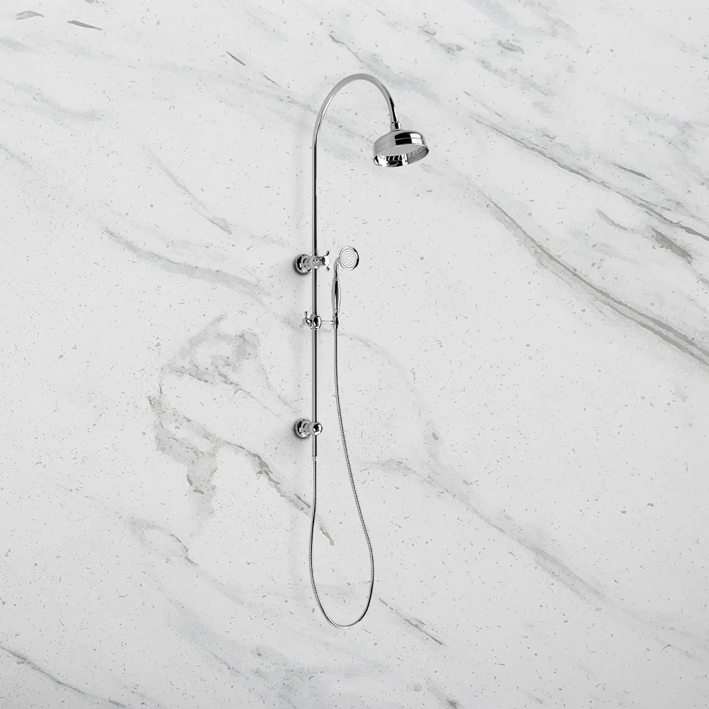 Phoenix Cromford Twin Shower Chrome - Image 2