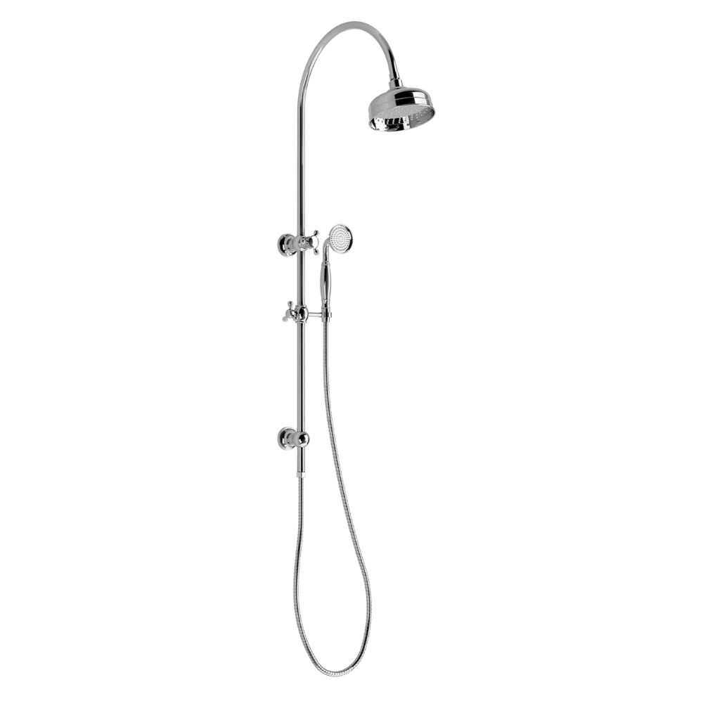 Phoenix Cromford Twin Shower Chrome - Image 3