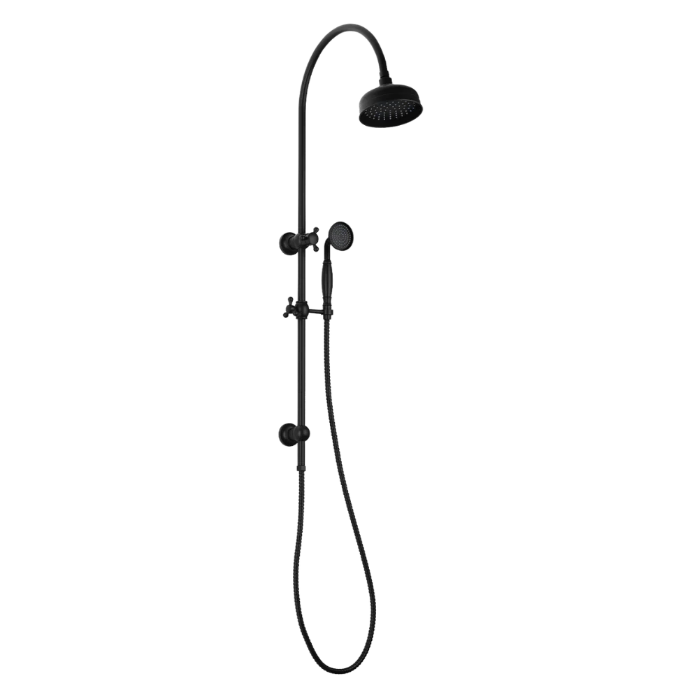 Phoenix Cromford Twin Shower Matte Black - Image 3