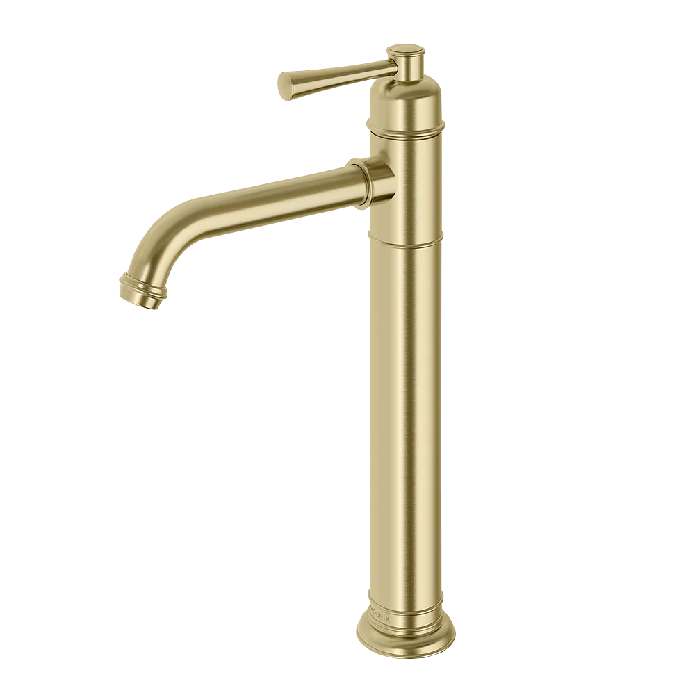 Phoenix Cromford Vessel Mixer Brushed Gold Lead Free