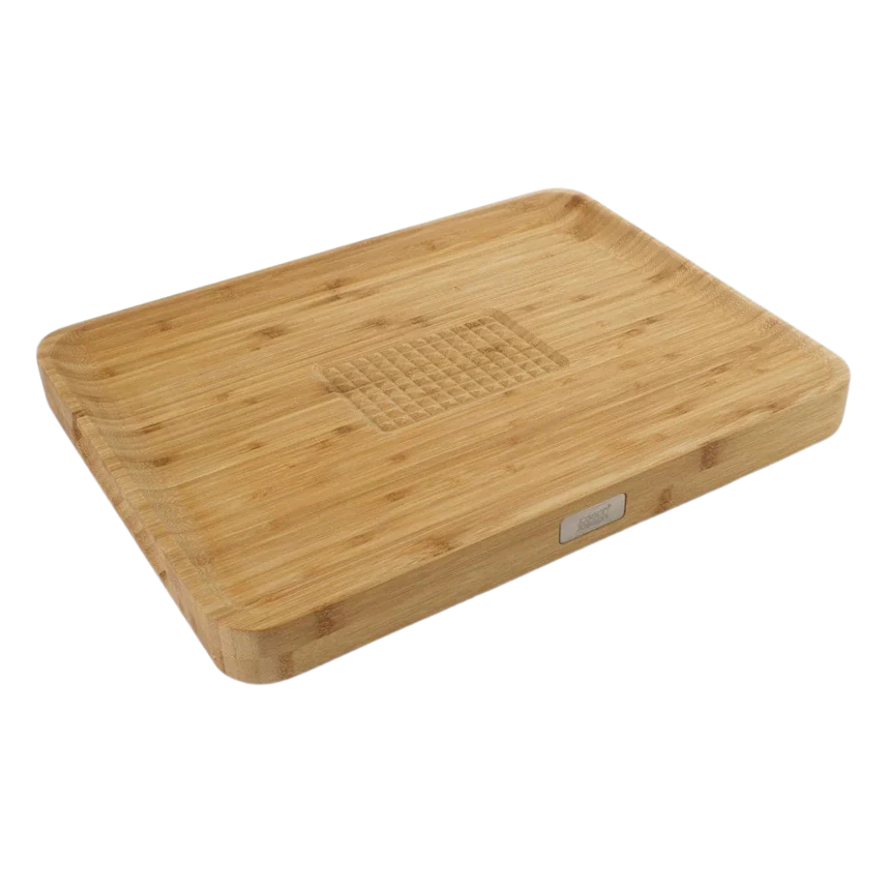 Joseph Joseph Cut&Carve Bamboo Chopping Board - Image 3