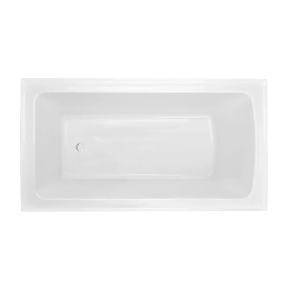 Decina Shenseki Inset Bath Gloss White 1395mm - Image 3
