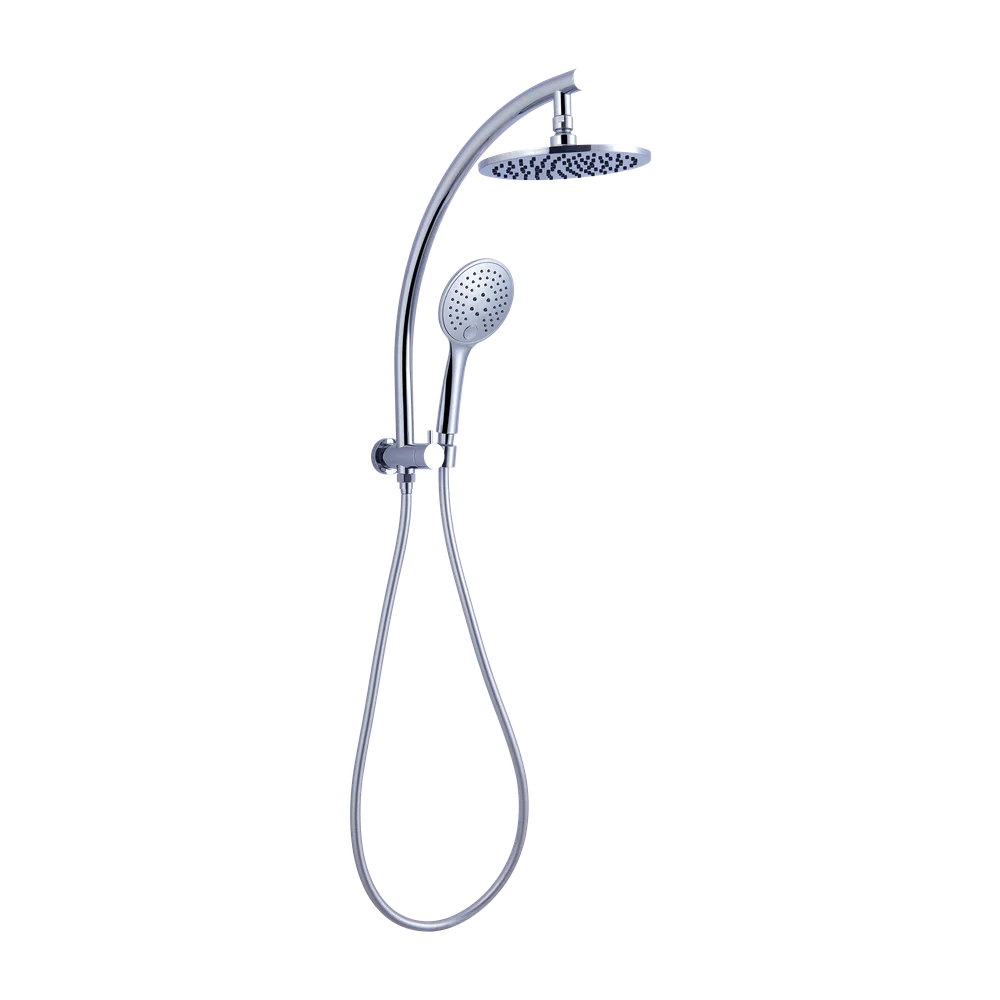 Nero Dolce 2 In 1 Twin Shower Chrome