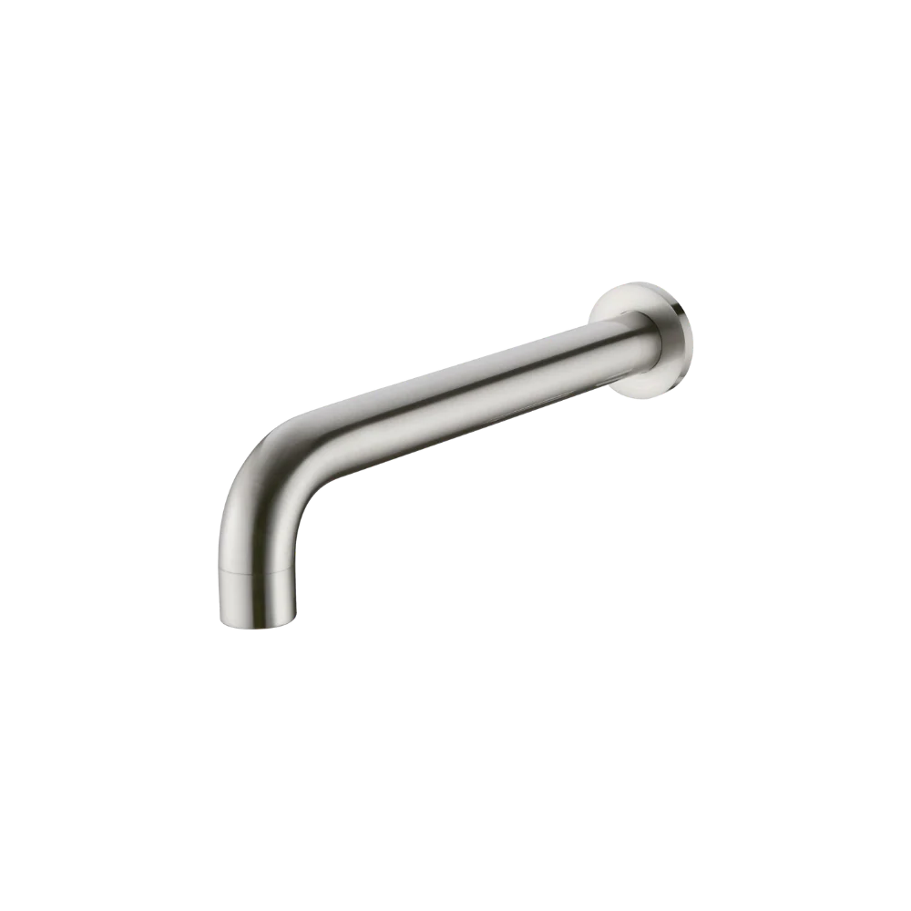 Nero Dolce Basin Bath Spout Only 215mm Brushed Nickel