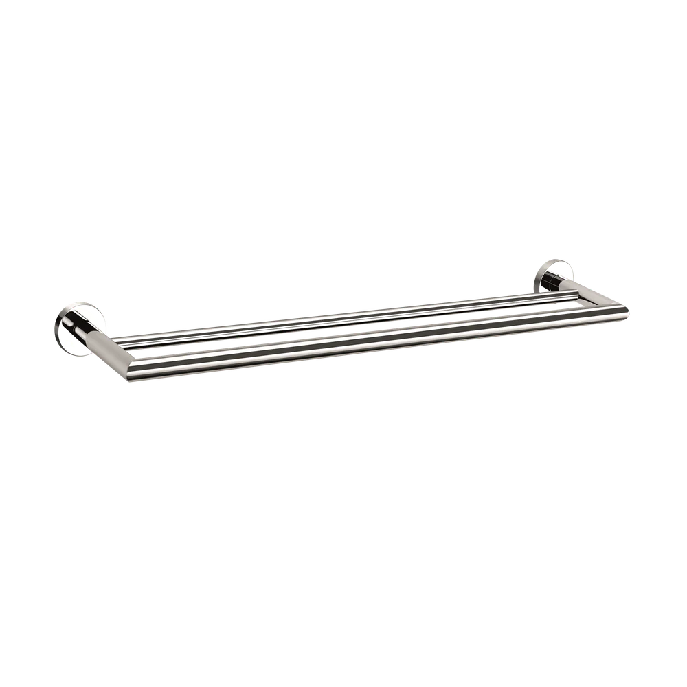 Nero Dolce Double Towel Rail 700mm Chrome - Image 3