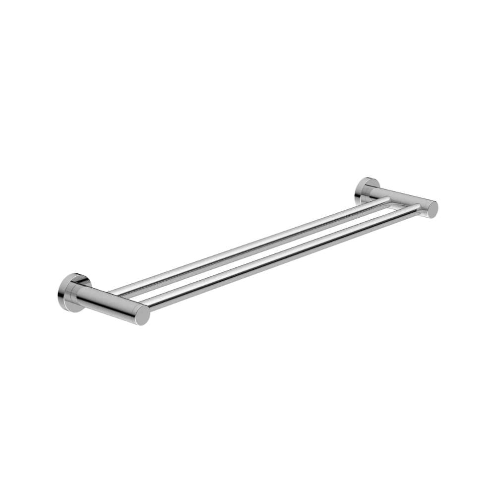 Nero Dolce Double Towel Rail 800mm Chrome - Image 3