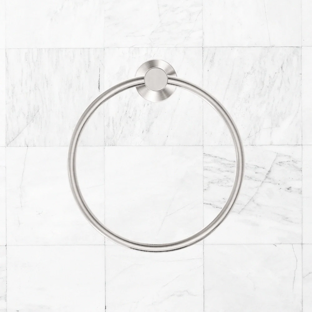 Nero Dolce II Hand Towel Ring Brushed Nickel - Image 2