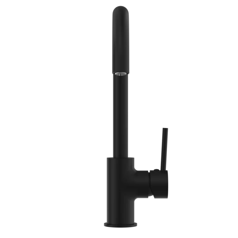 Nero Dolce Kitchen Mixer Gooseneck Matte Black - Image 4