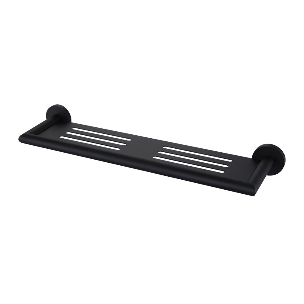 Nero Dolce Metal Shower Shelf Matte Black - Image 3