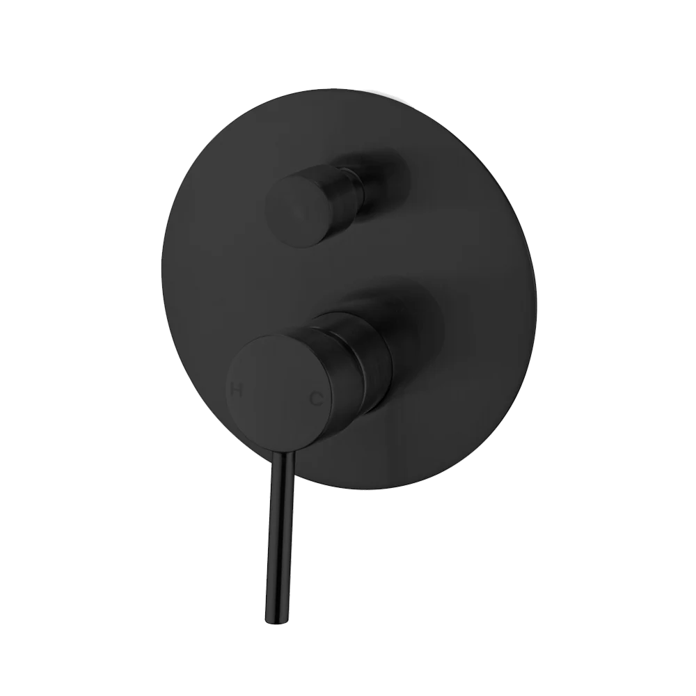 Nero Dolce Shower Mixer with Divertor Matte Black