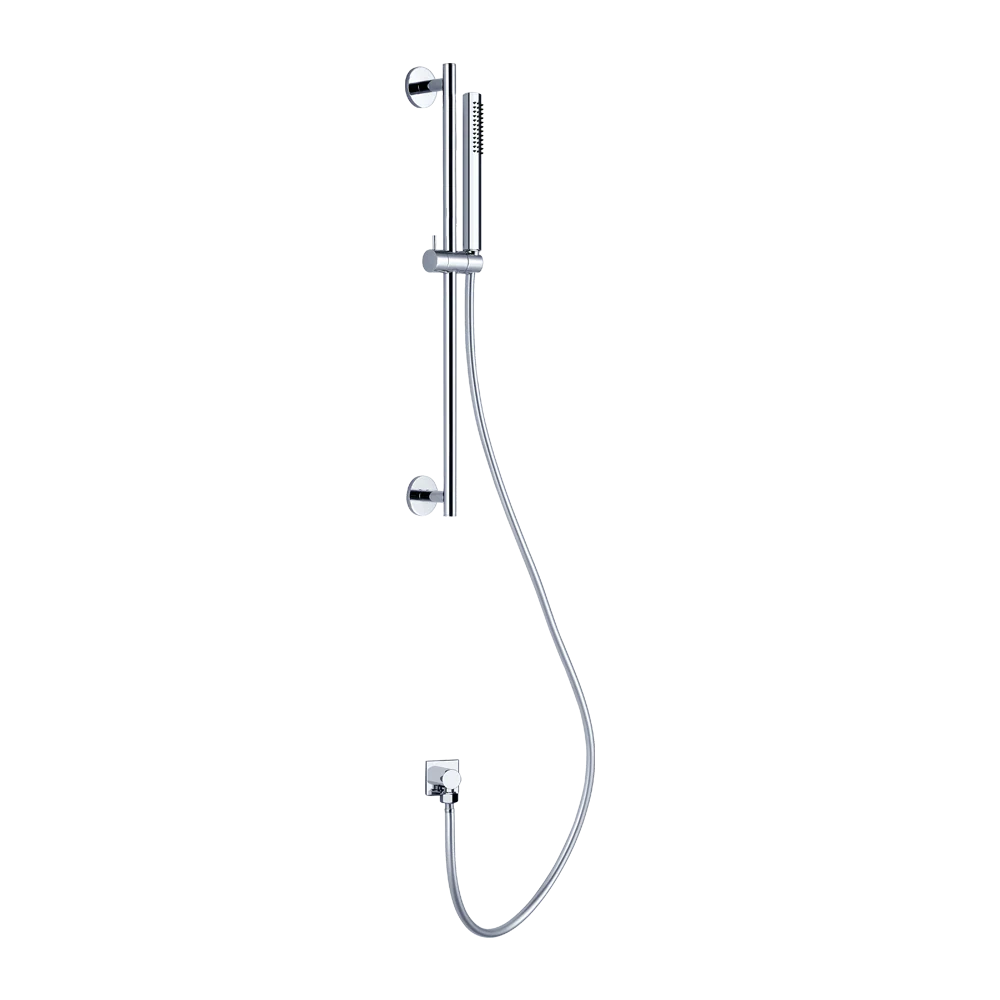 Nero Dolce Shower Rail With Slim Hand Shower Chrome - Image 3