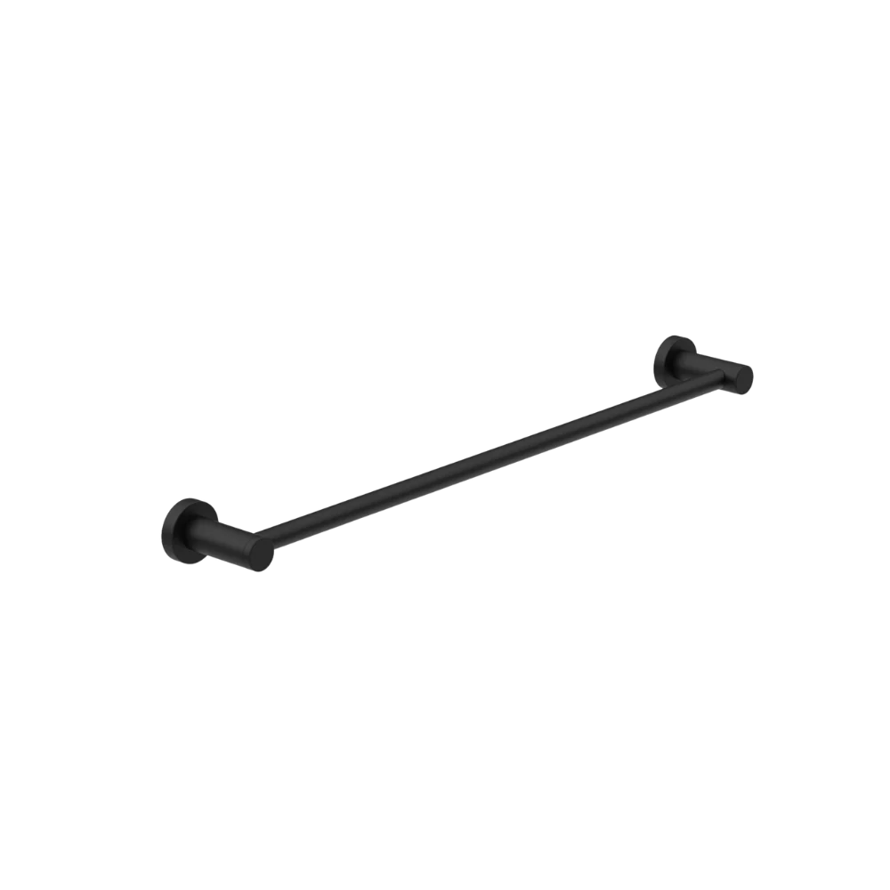 Nero Dolce Single Towel Rail 800mm Matte Black - Image 3