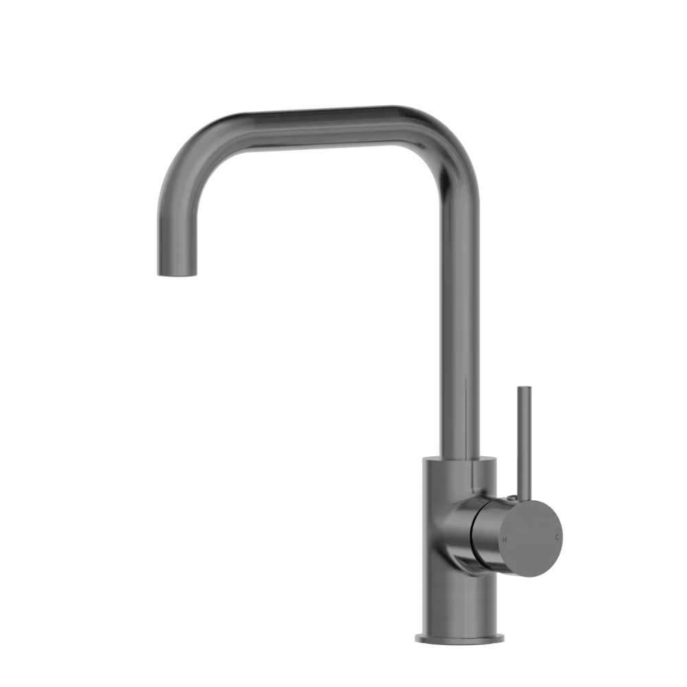 Nero Dolce Square Kitchen Mixer Brushed Gunmetal - Image 3