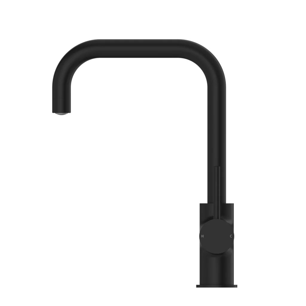 Nero Dolce Square Kitchen Mixer Matte Black - Image 4