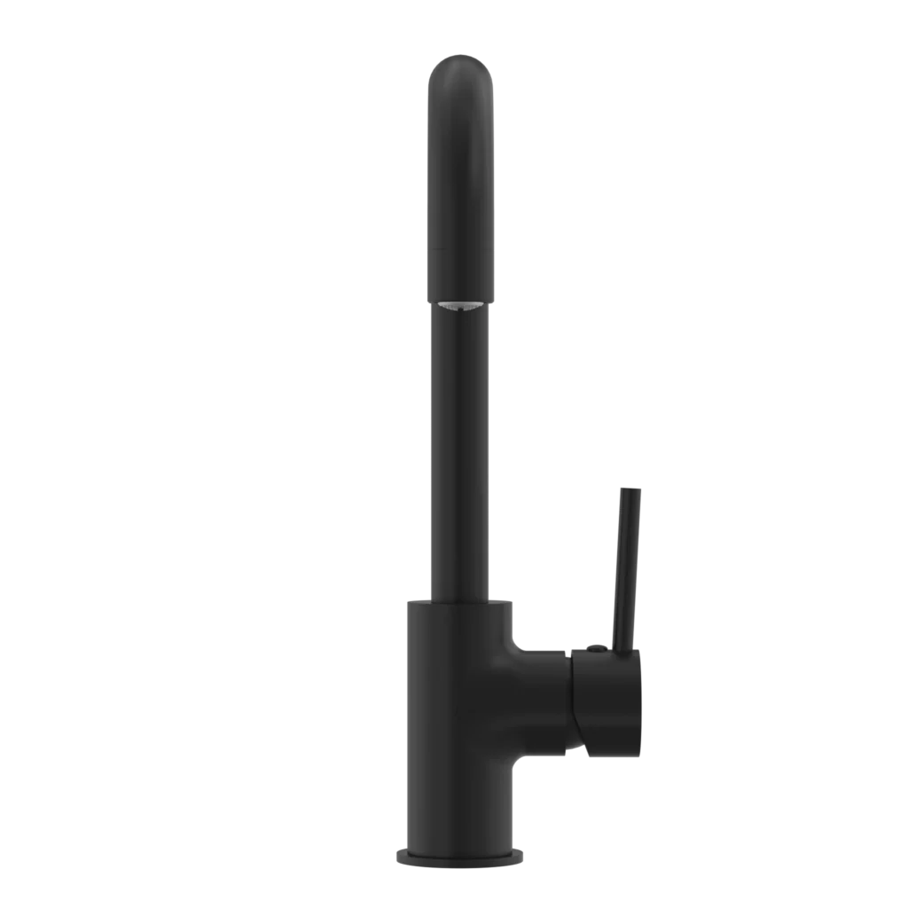 Nero Dolce Square Kitchen Mixer Matte Black - Image 5
