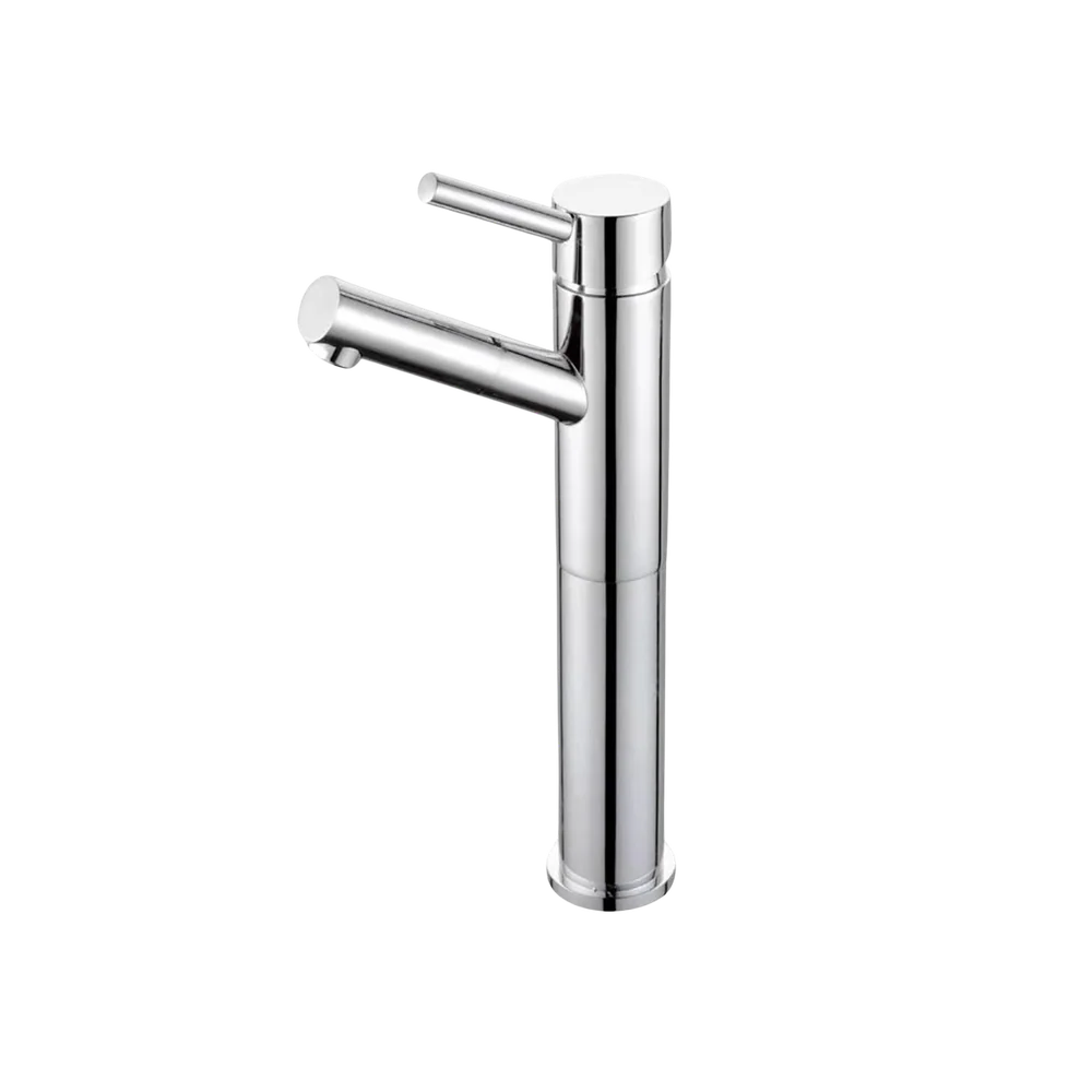 Nero Dolce Tall Basin Mixer Angle Spout Chrome - Image 3