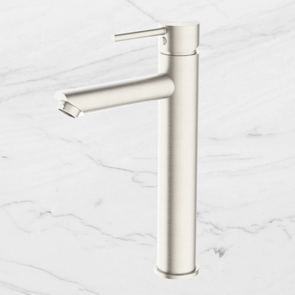 Nero Dolce Tall Basin Mixer Brushed Nickel - Image 2