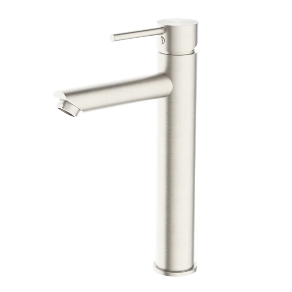 Nero Dolce Tall Basin Mixer Brushed Nickel - Image 3