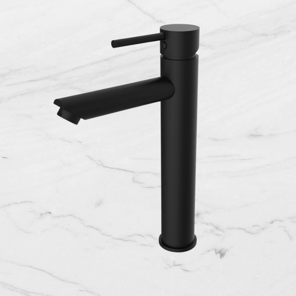 Nero Dolce Tall Basin Mixer Matte Black - Image 2