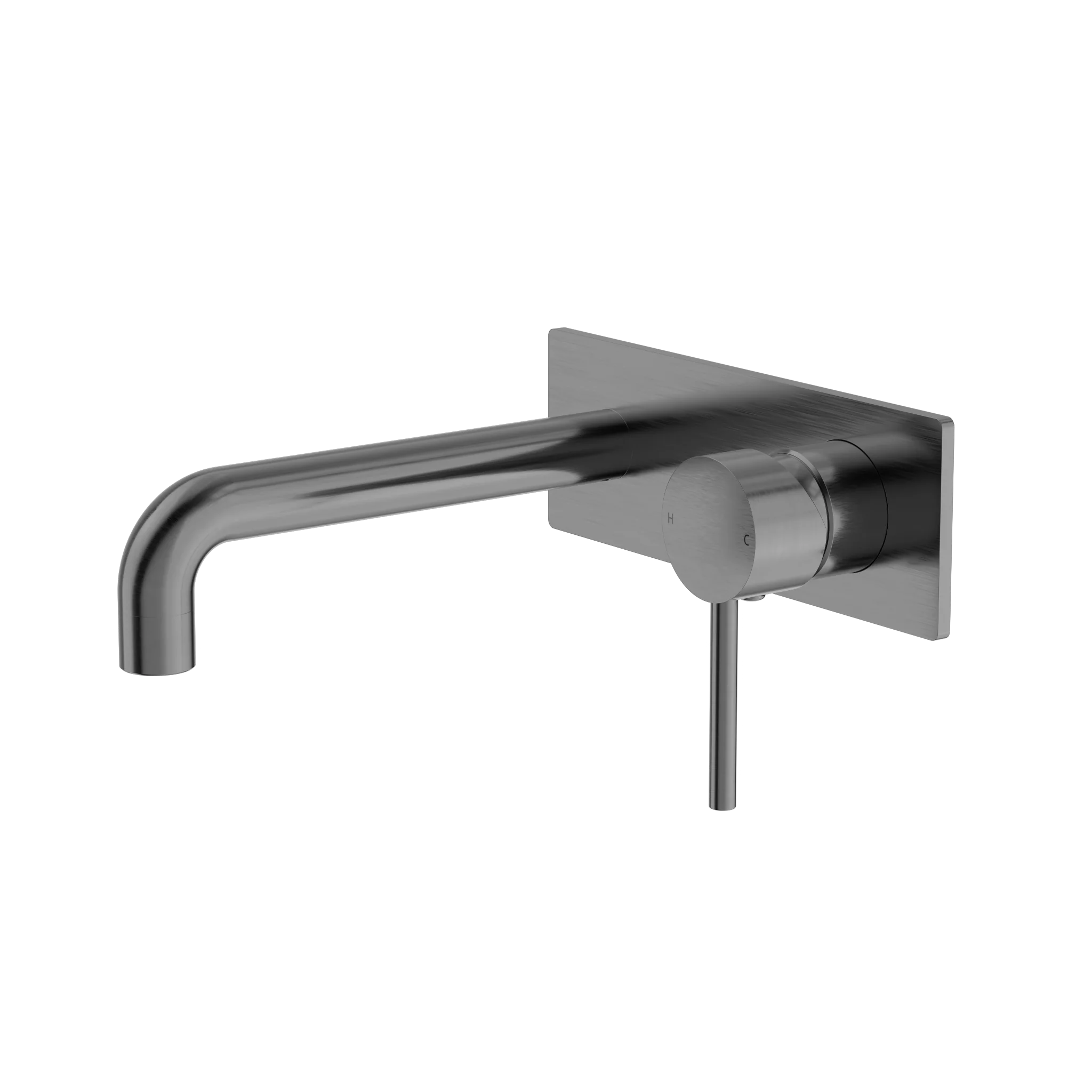 Nero Dolce Wall Basin/Bath Mixer Brushed Gunmetal