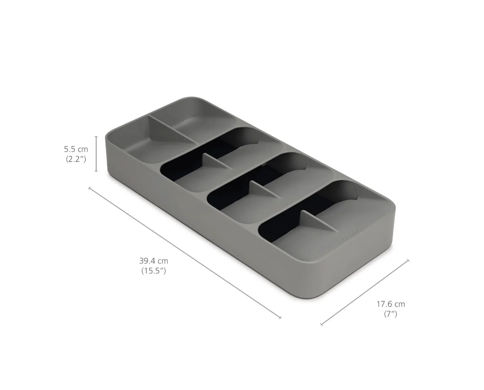 Joseph Joseph DrawerStore Large Cutlery Organiser Grey - Image 4
